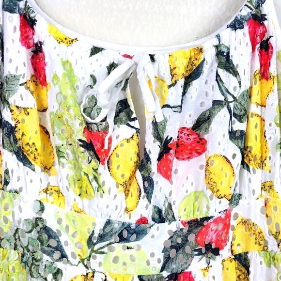 Lemoncello Tiered Dress. Size L - Picture 5 of 12